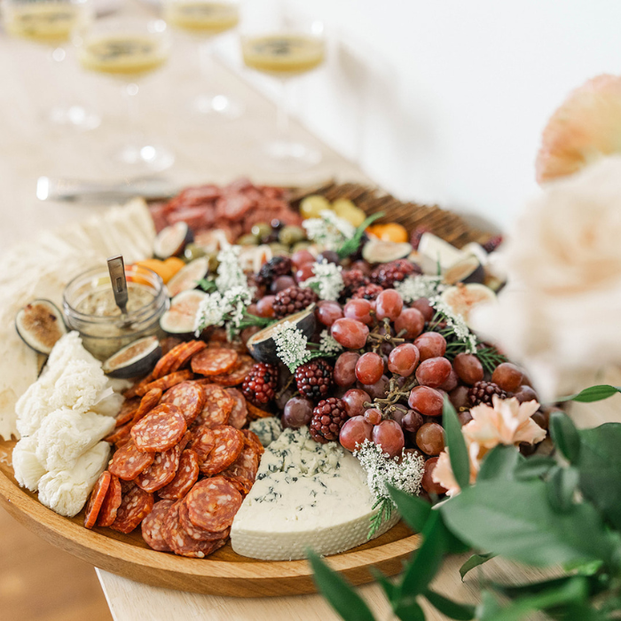 Wedding charcuterie spread