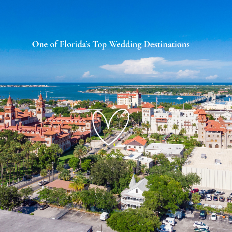 St. Augustine, one of Florida's top wedding destinations